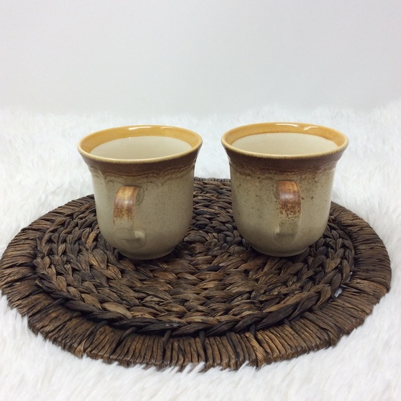 VINTAGE MIKASA Whole Wheat Mug Set - Picture 2 of 8